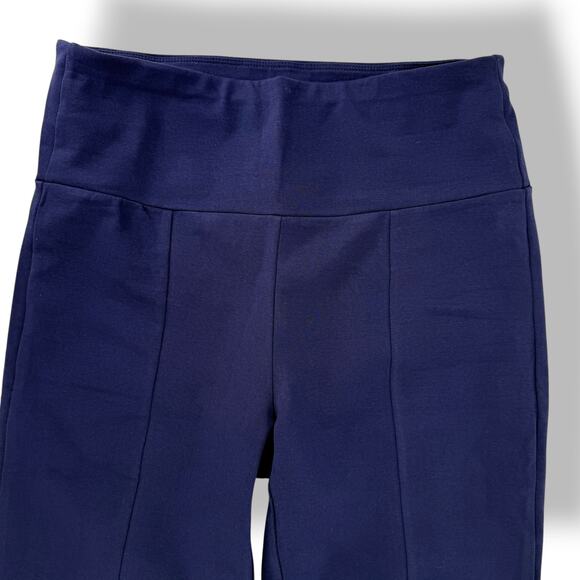 Ruby Ribbon Split Leg Leggings Women's Size Medium Midnight Blue Pants - Picture 2 of 7